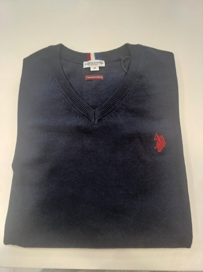 Jersey vick pico azul marino  Us Polo Assn